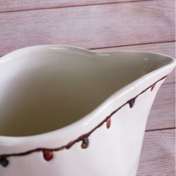 Unique Potter's Studio Ceramic Christmas Tree Lights Jug with Handle - Picture 10 of 10